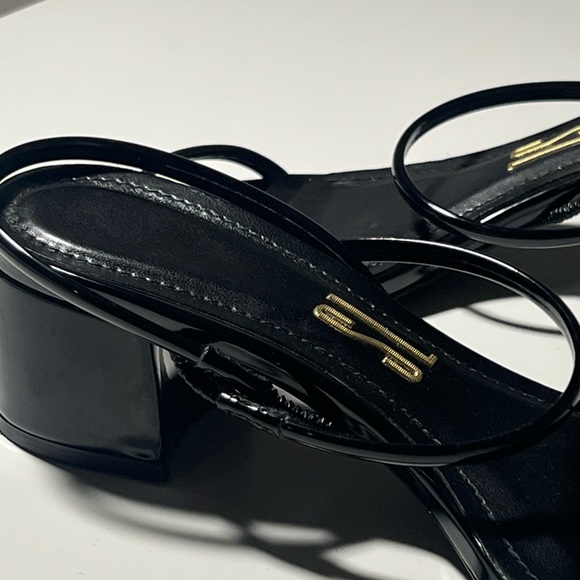 Black Strap Sandals - Picture 2 of 3